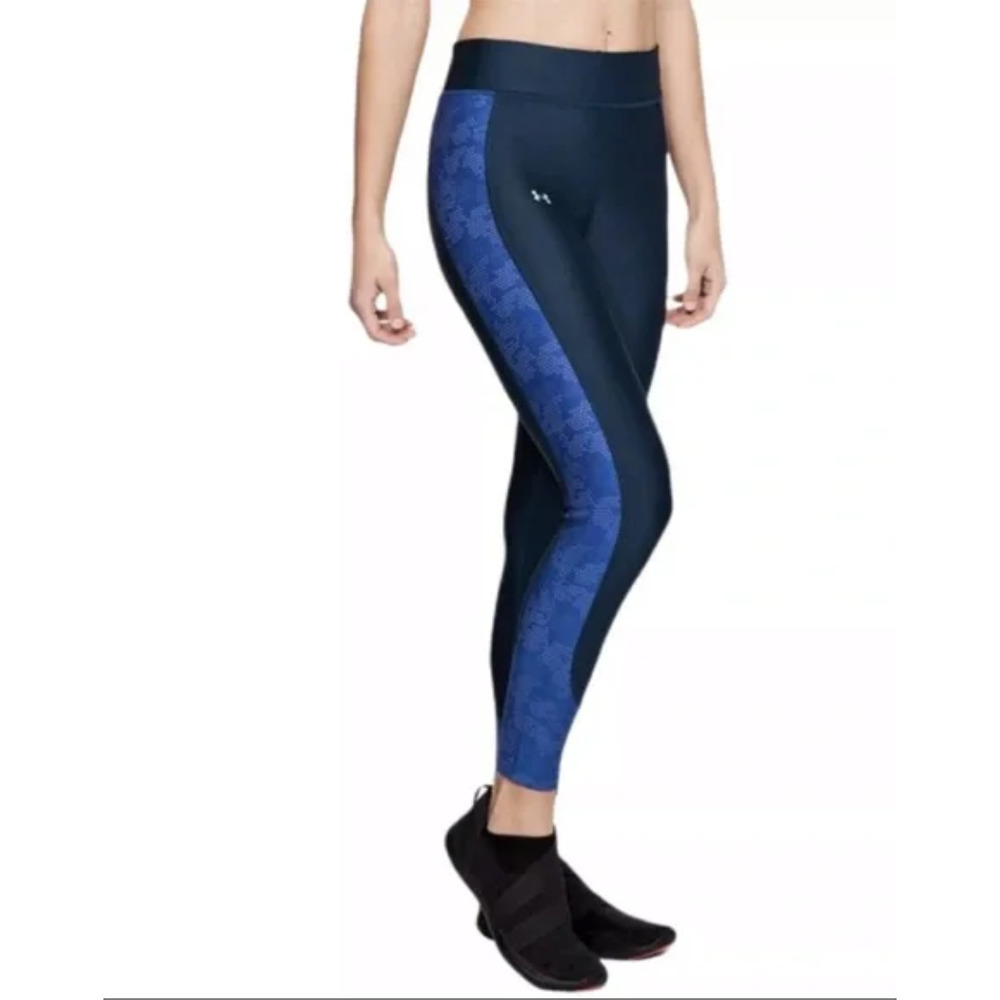 Under Armour Women’s Heat Gear Compression 7/8 Ankle Leggings Blue Size Medium M